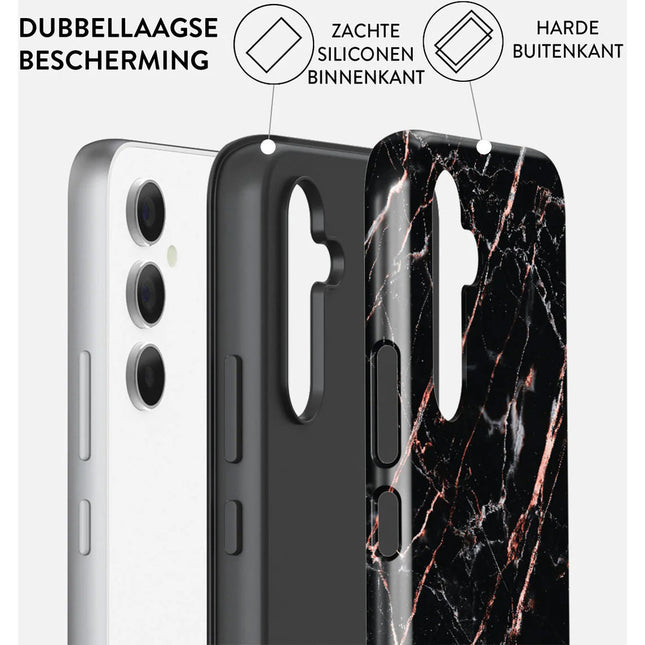 Burga Tough Case Samsung Galaxy A54 5G Rose Gold Marble