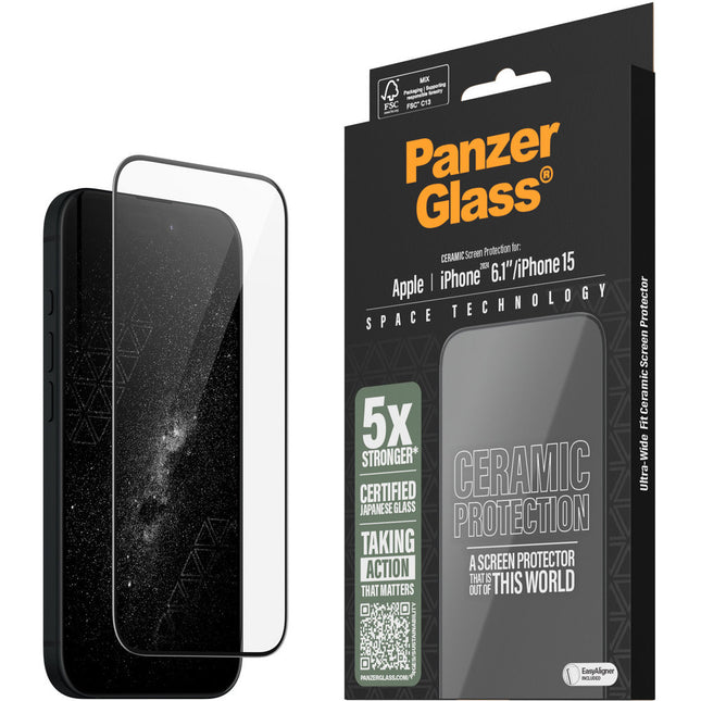 Panzerglass Apple iPhone 16 Ceramic screenprotector