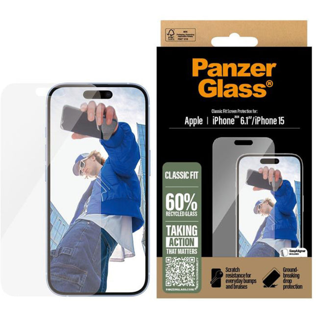 Panzerglass Apple iPhone 16/15 - Classic Fit