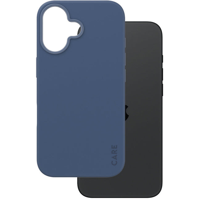 CARE by PanzerGlass Fashionable Case blauw met MagSafe iPhone 16