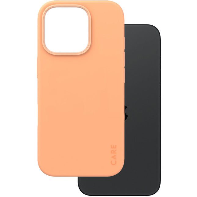 CARE by PanzerGlass Fashionable Case Peachy met MagSafe iPhone 16 Pro