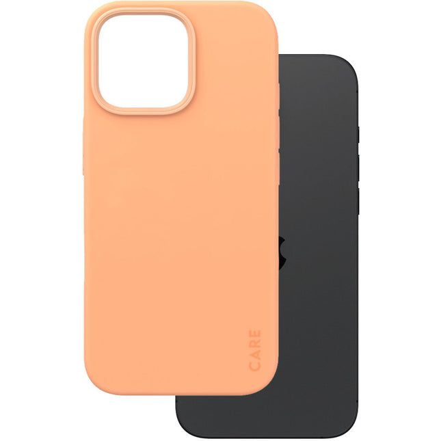 CARE by PanzerGlass Fashionable Case Peachy met MagSafe iPhone 16