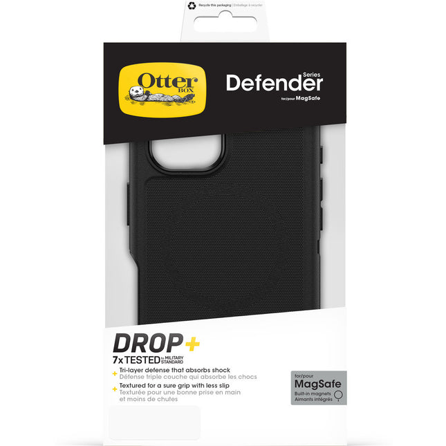 OtterBox Defender MagSafe Case Apple iPhone 16 Zwart