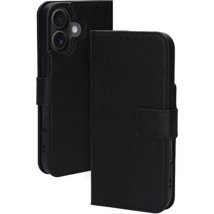 Mobiparts Classic Wallet Case Apple iPhone 16 Zwart (MagSafe)