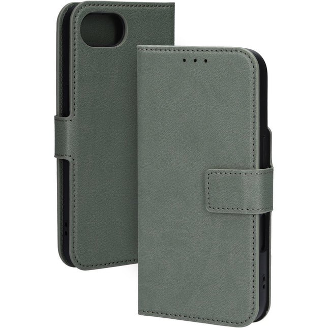 Mobiparts Classic Wallet Case Apple iPhone 16e Groen (MagSafe)