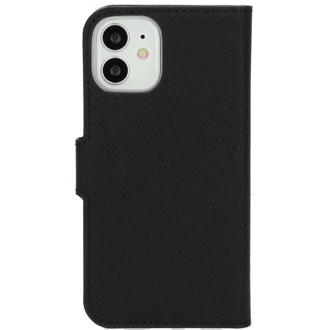 Mobiparts Saffiano Wallet Case Apple iPhone 12 Mini Black