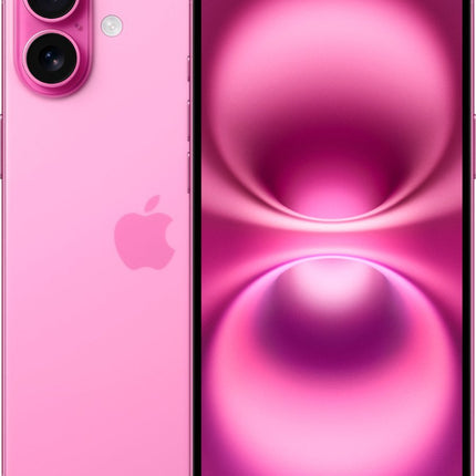 Apple iPhone 16 Plus roze voor- en achterkant